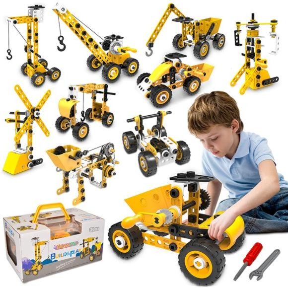 Educational Building Toys STEM Learning Kit, 108 Pieces Engineering Toys For Kid - Picture 1 of 6